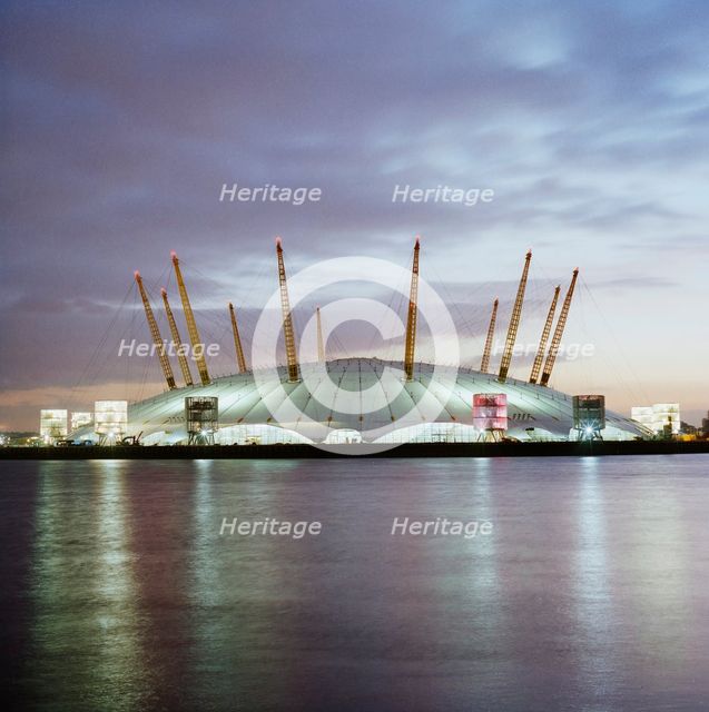 Millennium Dome, Drawdock Road, Greenwich, London, 10/02/1999. Creator: John Laing plc.