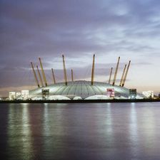 Millennium Dome, Drawdock Road, Greenwich, London, 10/02/1999. Creator: John Laing plc