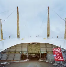 Millennium Dome, Drawdock Road, Greenwich, London, 28/01/1999. Creator: John Laing plc