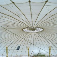 Millennium Dome, Drawdock Road, Greenwich, London, 28/01/1999. Creator: John Laing plc