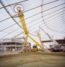 Millennium Dome, Drawdock Road, Greenwich, London, 28/01/1999. Creator: John Laing plc