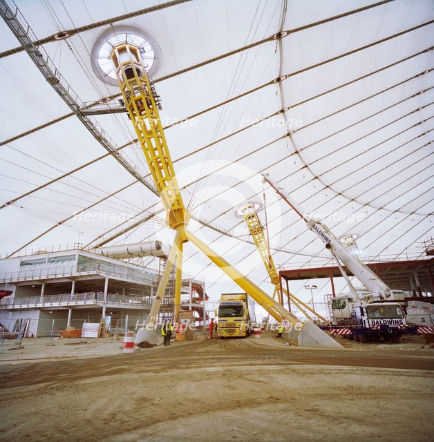 Millennium Dome, Drawdock Road, Greenwich, London, 28/01/1999. Creator: John Laing plc.