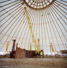 Millennium Dome, Drawdock Road, Greenwich, London, 28/07/1998. Creator: John Laing plc