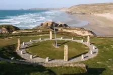 Millennium Sundial, Perranporth, Cornwall, 2009. Creator: Peter Thompson