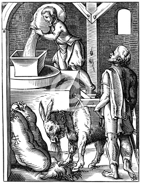 Miller, 16th century (1849). Artist: Jost Amman