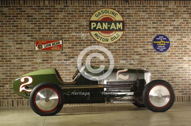 MILLER 122 supercharged 1923. Artist: Simon Clay.