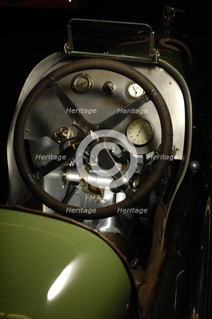 MILLER 122 supercharged 1923. Artist: Simon Clay.