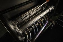 MILLER 122 supercharged 1923. Artist: Simon Clay