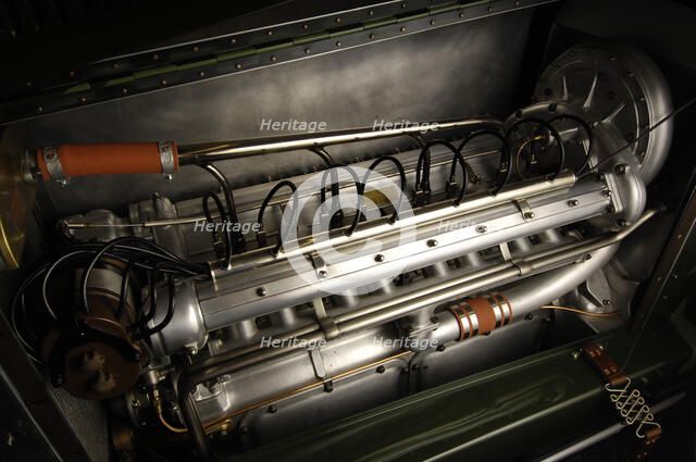 MILLER 122 supercharged 1923. Artist: Simon Clay.