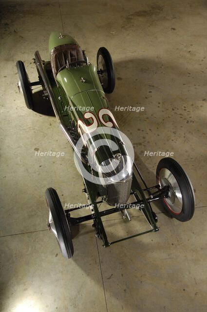 MILLER 122 supercharged 1923. Artist: Simon Clay.