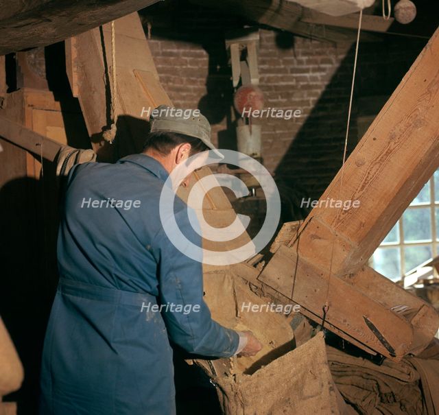 Miller in 'Mulen van Piet' windmill, 18th century. Artist: Unknown