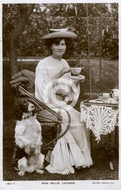 Millie Legarde, English actress, c1906.Artist: Rotary Photo