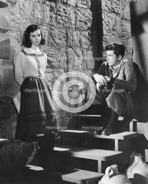 Millie Perkins and Richard Beymer in "The Diary of Anne Frank", 1959. Creator: Unknown.