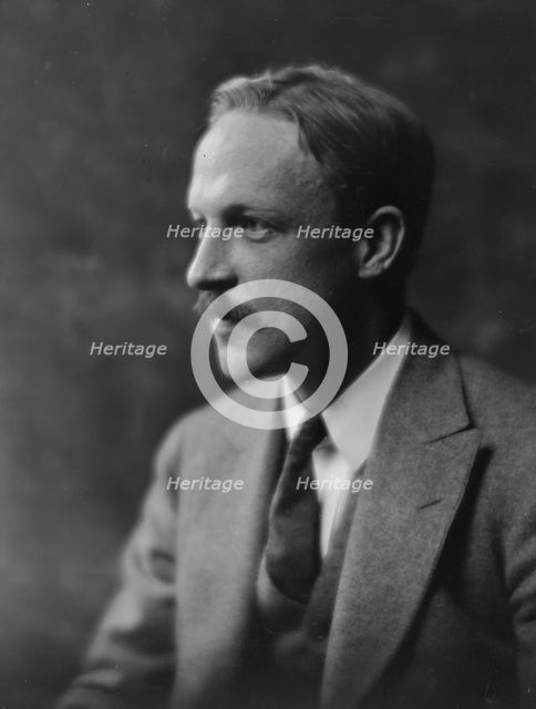 Milliken, Mr., portrait photograph, 1916. Creator: Arnold Genthe.