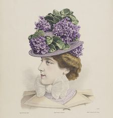 Millinery Print, 1898. Creator: Unknown