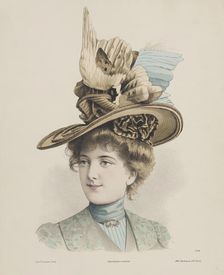 Millinery Print, 1899. Creator: Unknown