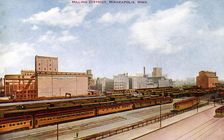 Milling district, Minneapolis, Minnesota, USA, 1910