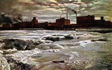 Milling district, Minneapolis, Minnesota, USA, 1923