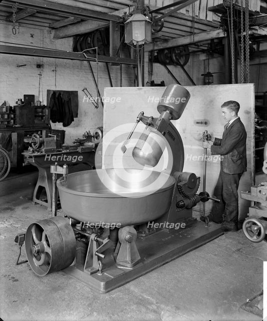 Milling equipment being demonstrated at Cold Harbour, Poplar, London, 1928. Artist: Bedford Lemere and Company