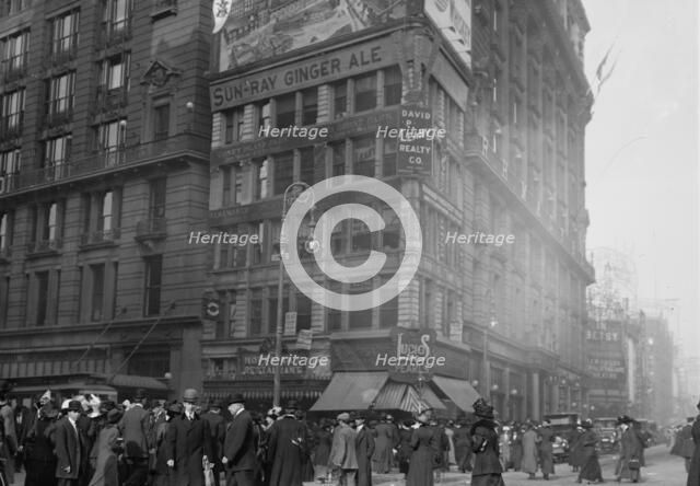 Million Dollar Corner, 34th and Broadway, between c1910 and c1915. Creator: Bain News Service.