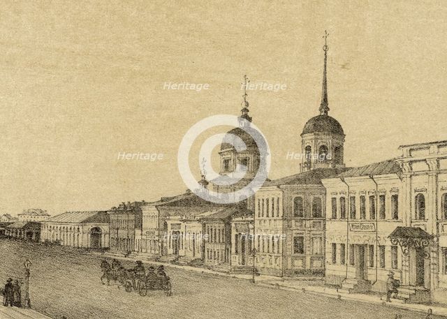Millionnaia Street, 1886. Creator: Pavel Mikhailovich Kosharov.