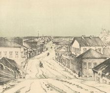 Millionaya Street, 1871. Creators: M Kolosov, J Rogulin