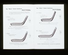 Mills patent aluminium putters, c1900s. Creator: Unknown