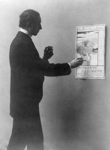 Mills Thompson...drawing Frances Benjamin Johnston business poster, c1890 - c1910. Creator: Frances Benjamin Johnston