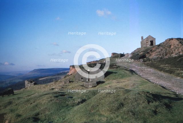 Millstone Edge, West of Sheffield, Peak District, 20th century. Artist: CM Dixon.