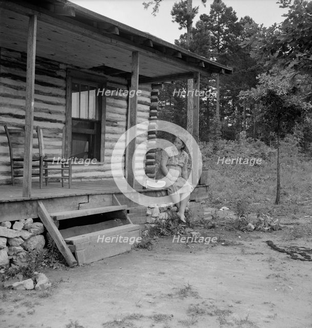 Millworker's home six miles north of Roxboro, North Carolina, 1939. Creator: Dorothea Lange.