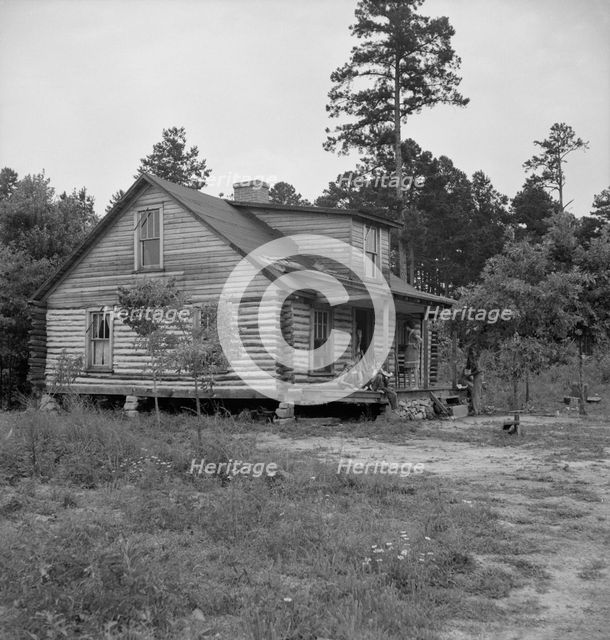 Millworker's house six miles north of Roxboro, North Carolina, Person County, North Carolina, 1939. Creator: Dorothea Lange.