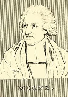 Milne (c1743-1815), 1830. Creator: Unknown