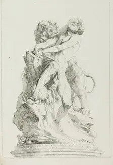 Milo of Croton, 1764. Creator: Charles Hutin