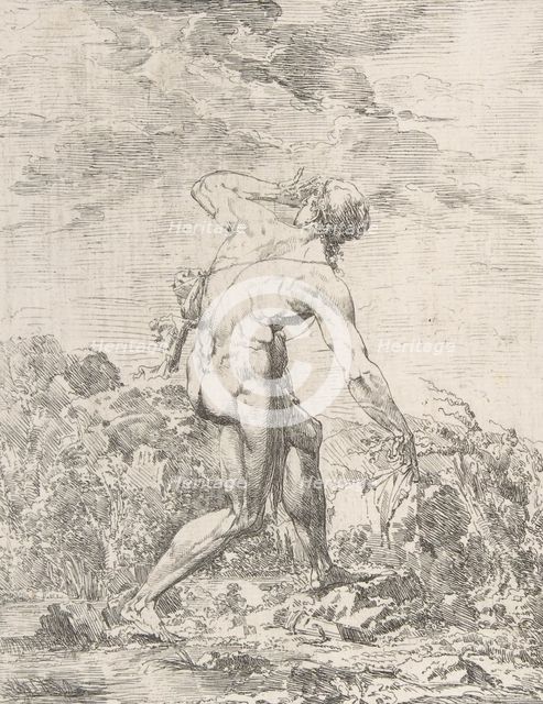 Milo of Croton,.n.d., n.d.. Creator: Philippe Auguste Hennequin.
