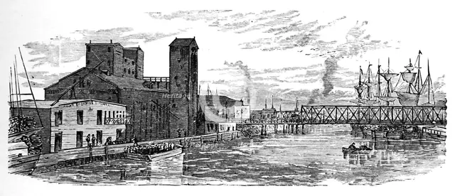 'Milwaukee River', 1883. Artist: Unknown.
