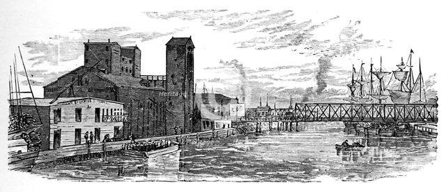 'Milwaukee River', 1883. Artist: Unknown.