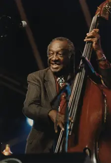 Milt Hinton, North Sea Jazz Festival, Netherlands 1991. Creator: Brian Foskett