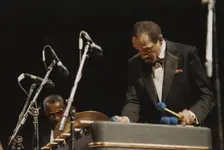 Milt Jackson and Connie Kay, Royal Festival Hall, London, 1989. Creator: Brian Foskett