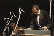Milt Jackson and Connie Kay, Royal Festival Hall, London, 1989. Creator: Brian Foskett