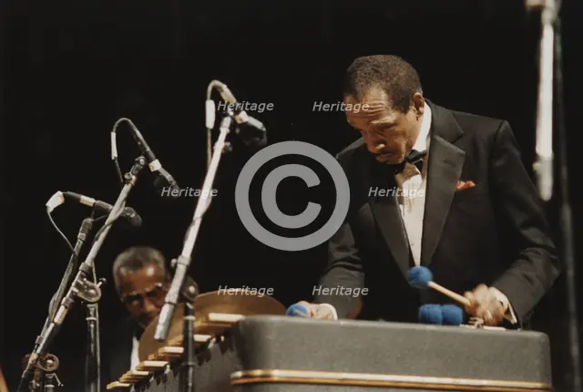 Milt Jackson and Connie Kay,  Royal Festival Hall, London, 1989. Creator: Brian Foskett.