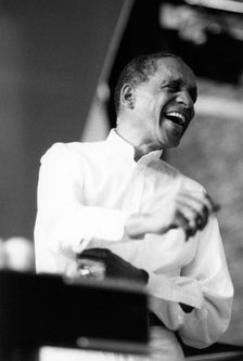 Milt Jackson, Brecon Jazz Festival, c1979. Creator: Brian Foskett