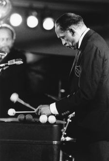Milt Jackson, Brecon Jazz Festival, Powys, Wales, 1997. Creator: Brian Foskett