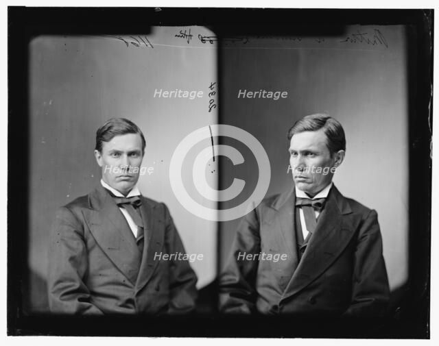 Milton A. Candler of Georgia, 1865-1880. Creator: Unknown.