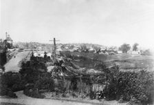Milton Road and Milton Brewery, Brisbane, Queensland from John Fenwick's house, 1881. Creator: Robert Augustus Henry L'Estrange