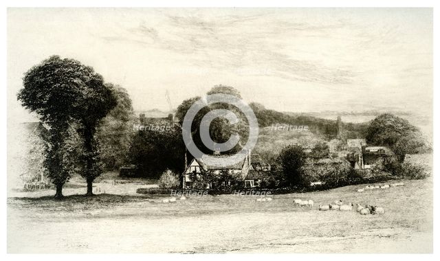 Milton's cottage, Chalfont St Giles, Buckinghamshire, 1895. Artist: Unknown