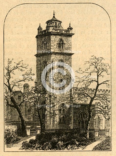 'Milton's Burial-Place', 1897. Creator: Unknown.