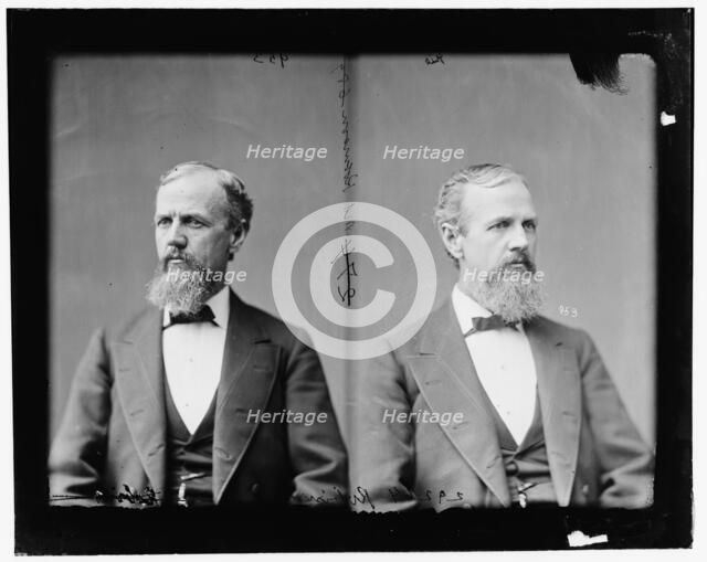 Milton S. Robinson of Indiana, 1865-1880. Creator: Unknown.