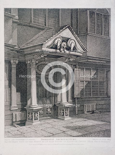 Milton Street, London, 1813. Artist: John Thomas Smith