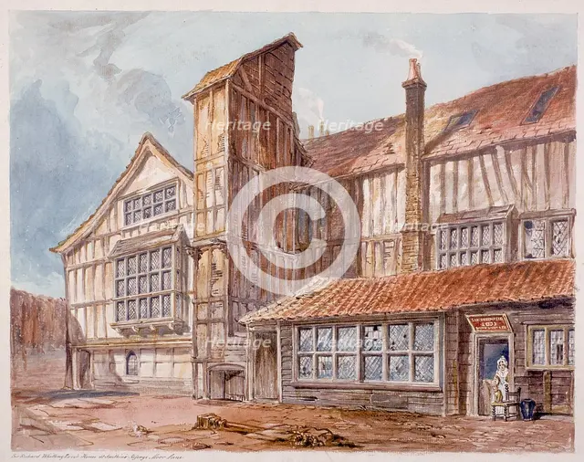 Milton Street, London, c1804. Artist: C Matthews