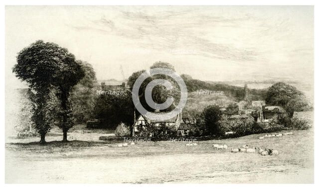 Milton's cottage, Chalfont St Giles, Buckinghamshire, 1895. Artist: Unknown